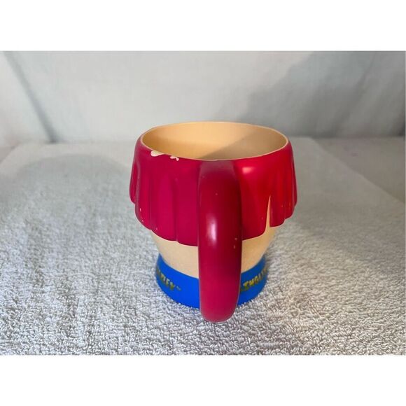 Vintage Circus Clown Red Hair Mug Ringling Bros Plastic - Picture 4 of 9